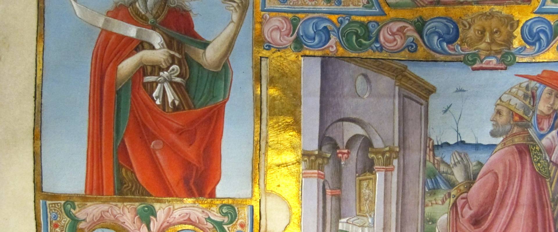 Jacopo filippo argenta e fra evangelista da reggio, antifonario XII, 1493, 02 foto di Sailko